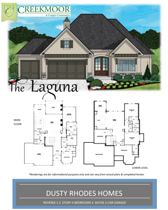 Laguna floor plan exterior parade of homes Kansas City | Dusty Rhodes